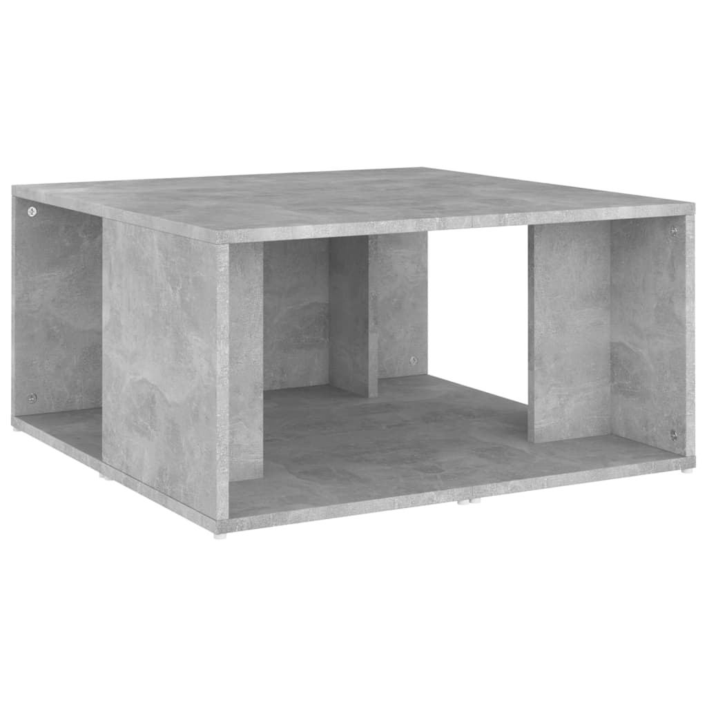 Couchtische 4 Stk. Betongrau 33x33x33 cm Holzwerkstoff