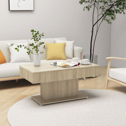 Coffee table Sonoma oak 96x50x45 cm wood material