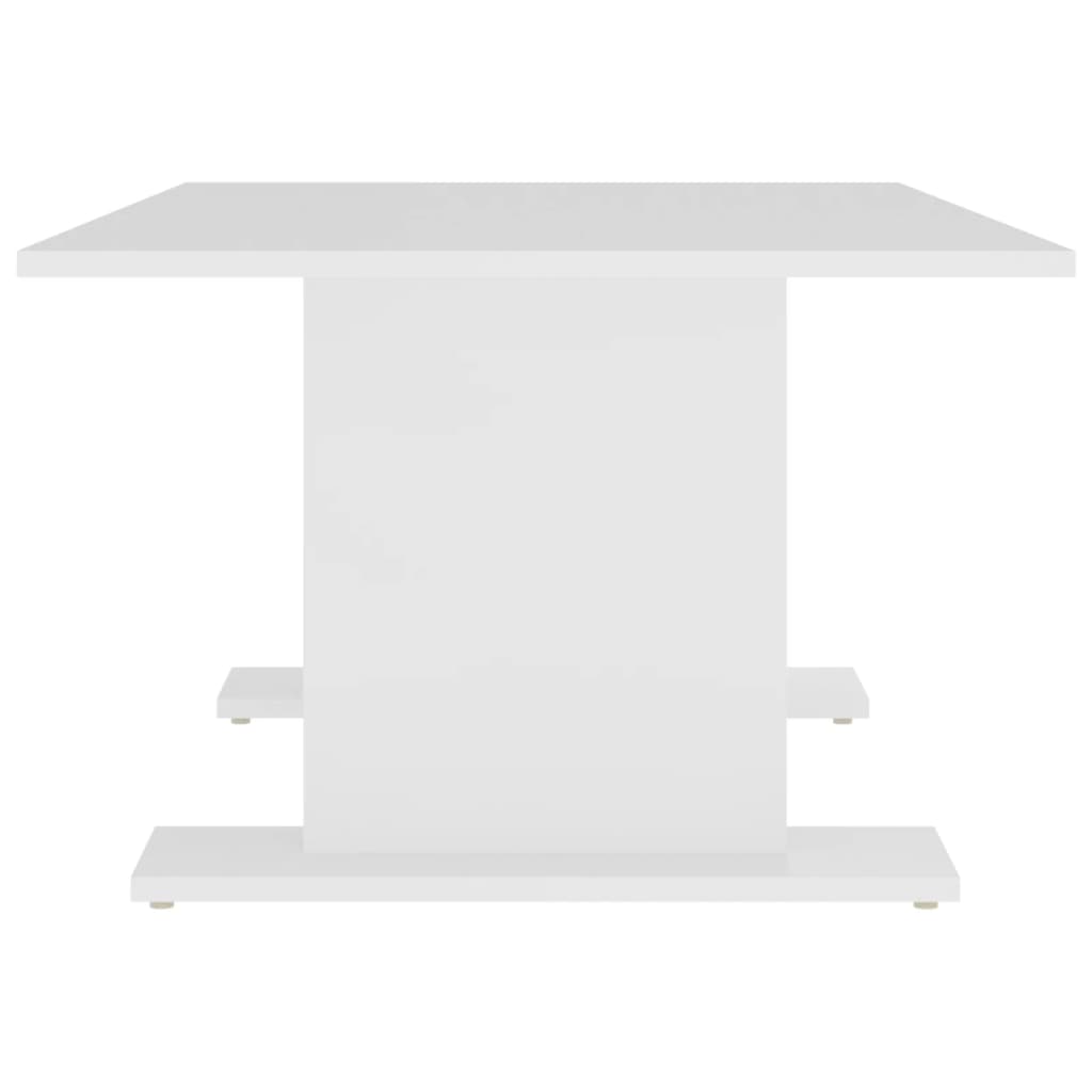 Table basse blanche 103,5x60x40 cm en bois