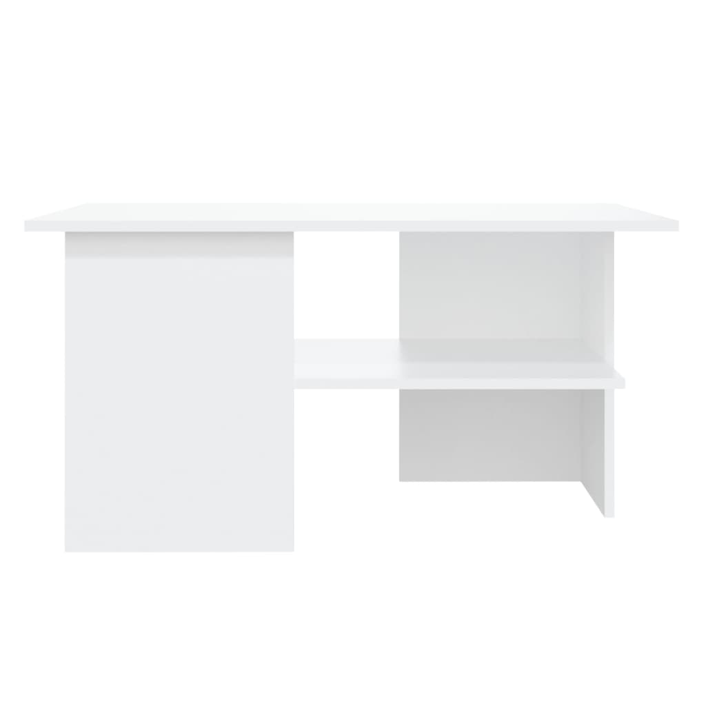 Couchtisch Weiß 90x60x46,5 cm Holzwerkstoff