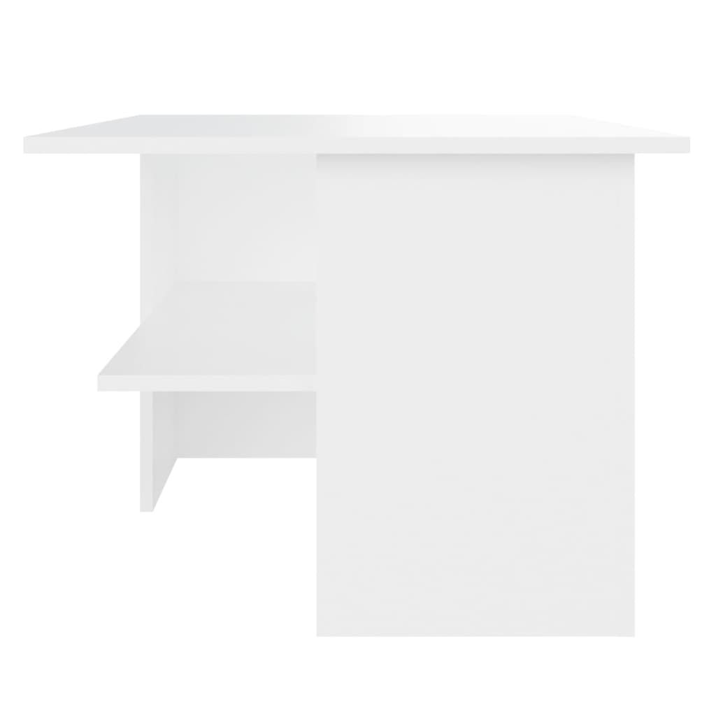 Couchtisch Weiß 90x60x46,5 cm Holzwerkstoff