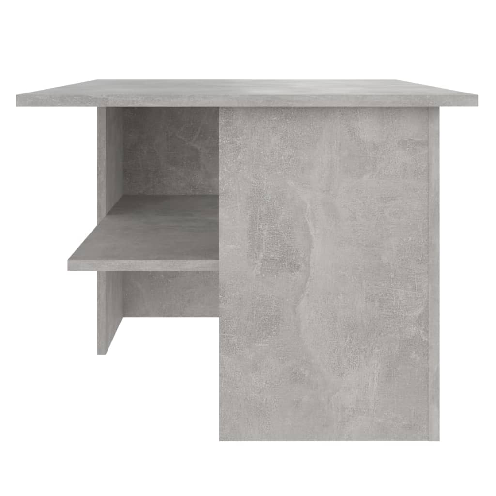 Table basse en béton gris 90x60x46,5 cm en bois
