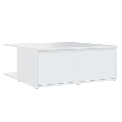 Couchtisch Weiß 80x80x31 cm Holzwerkstoff