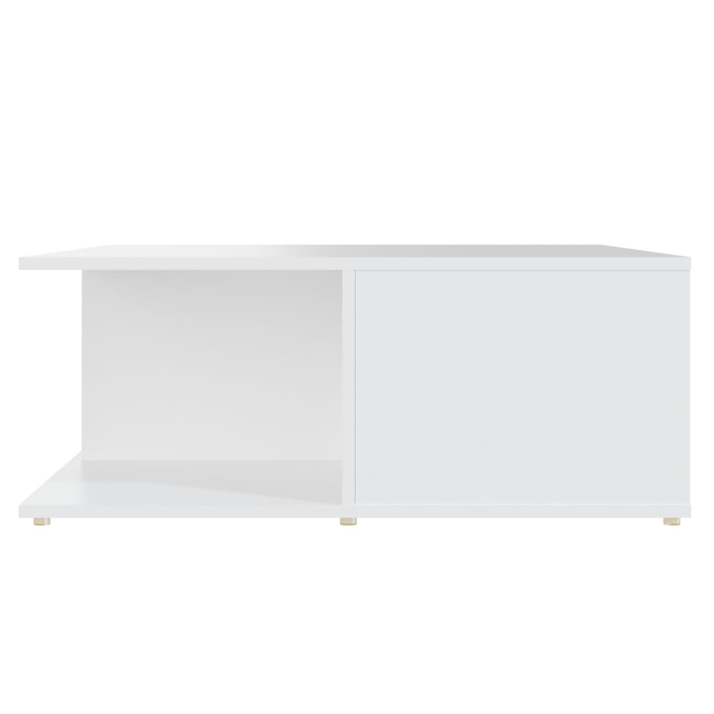 Table basse blanche 80x80x31 cm en bois