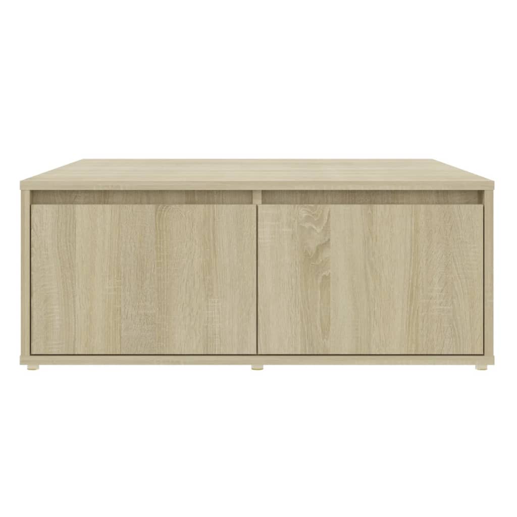 Table basse chêne Sonoma 80x80x31 cm matière bois