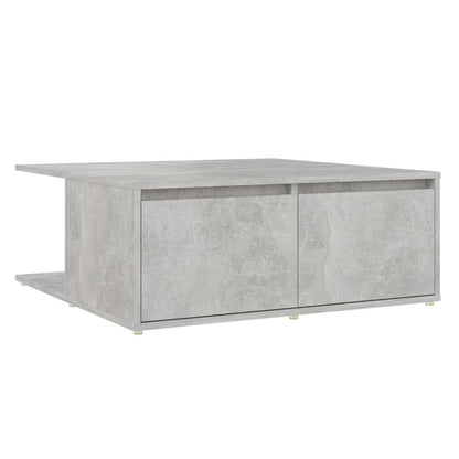 Couchtisch Betongrau 80x80x31 cm Holzwerkstoff