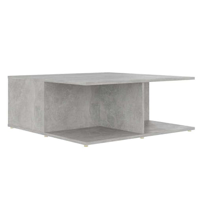 Couchtisch Betongrau 80x80x31 cm Holzwerkstoff