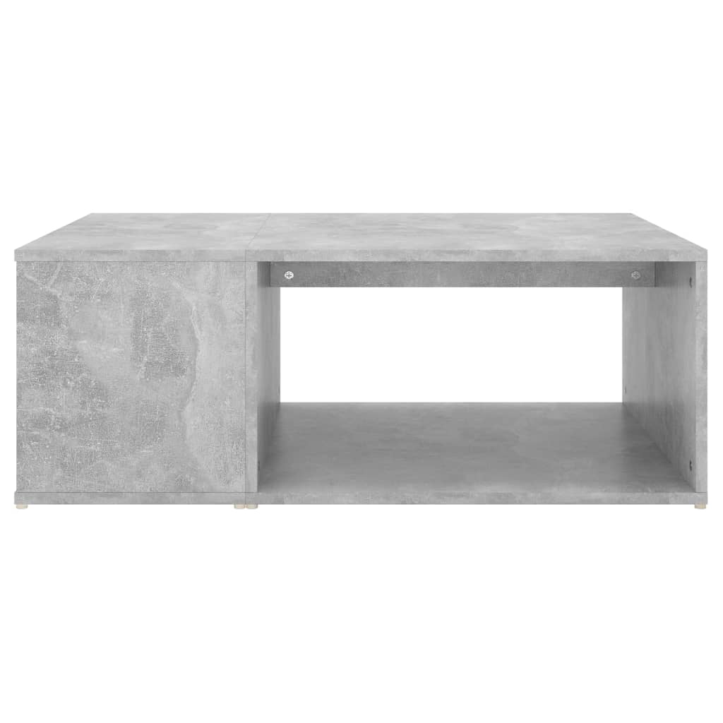 Table basse gris béton 90x67x33 cm en bois