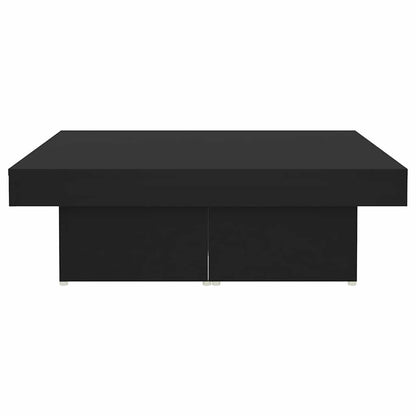 Couchtisch Schwarz 90x90x28 cm Holzwerkstoff