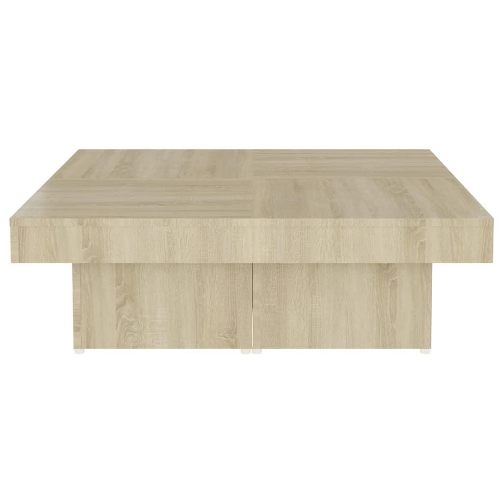 Coffee table Sonoma oak 90x90x28 cm wood material