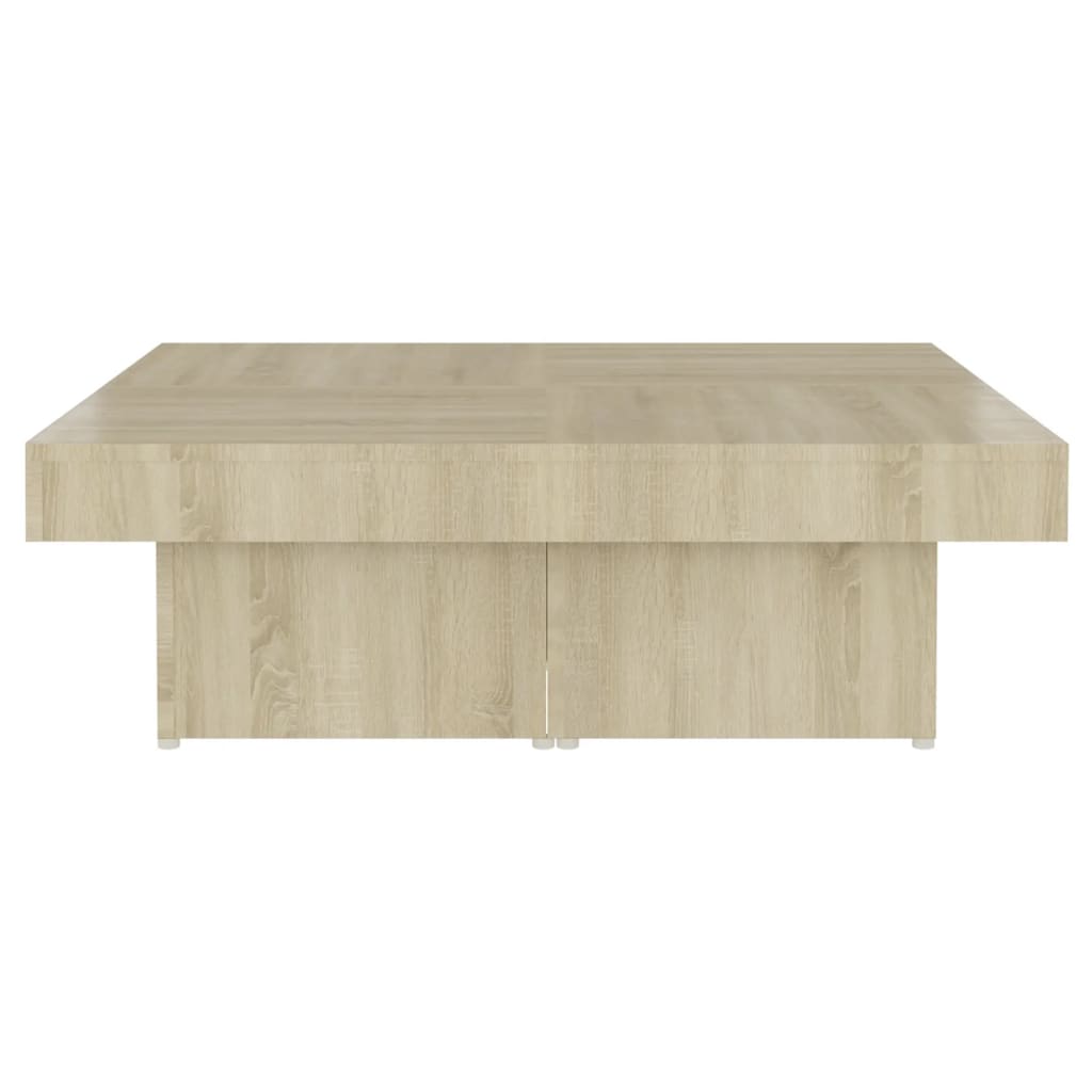 Coffee table Sonoma oak 90x90x28 cm wood material