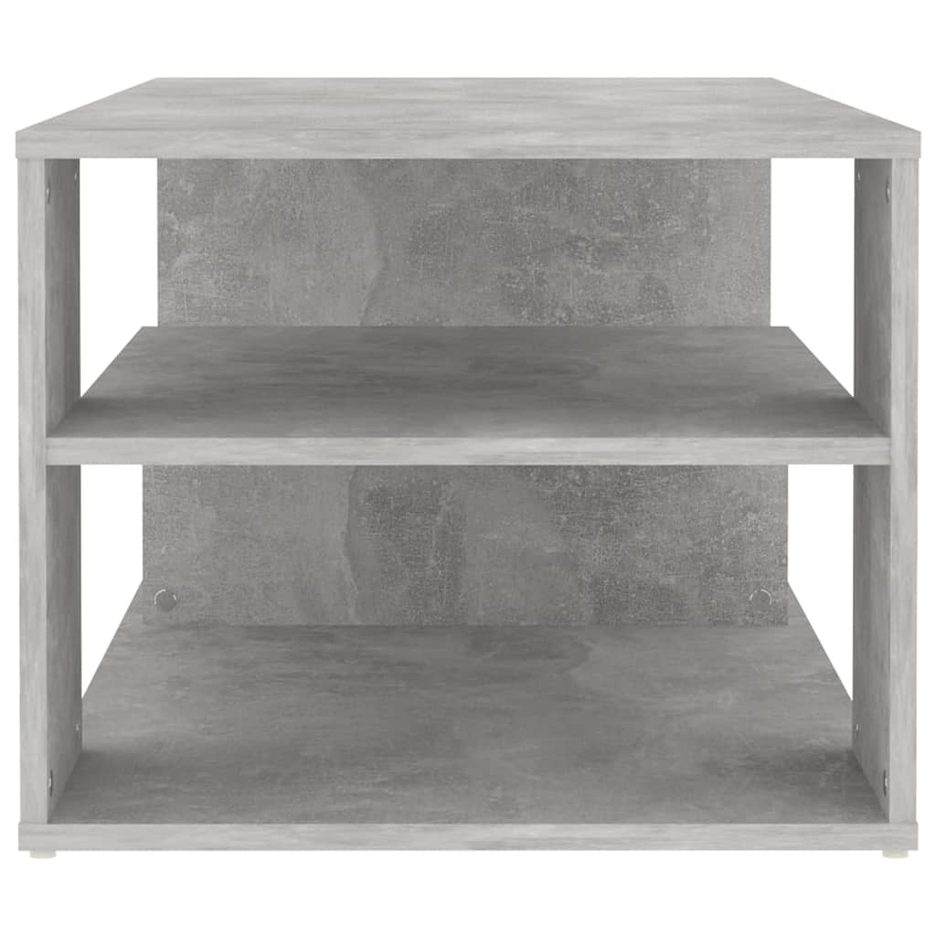 Table basse gris béton 100x50x40 cm en bois