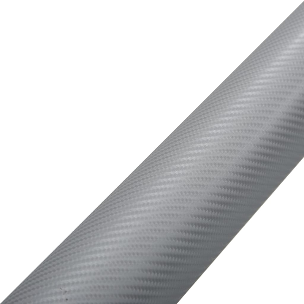 Autofolien 2 Stk. 4D Silber 100x150 cm