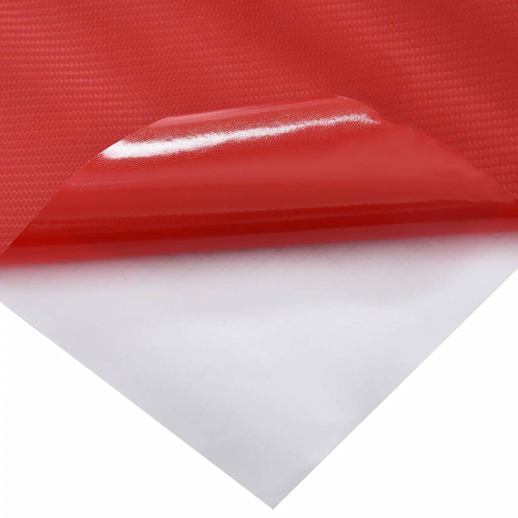 Autofolien 2 Stk. 4D Rot 100x150 cm