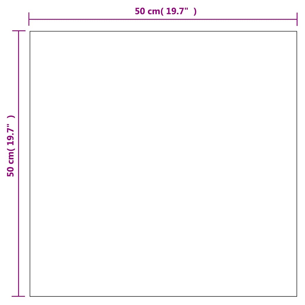 Wandspiegel mit LED-Beleuchtung Quadratisch Glas