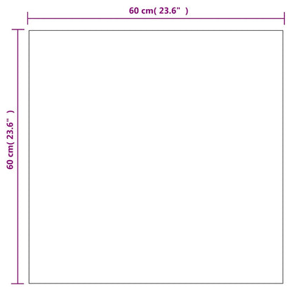 Wandspiegel mit LED-Beleuchtung Quadratisch Glas