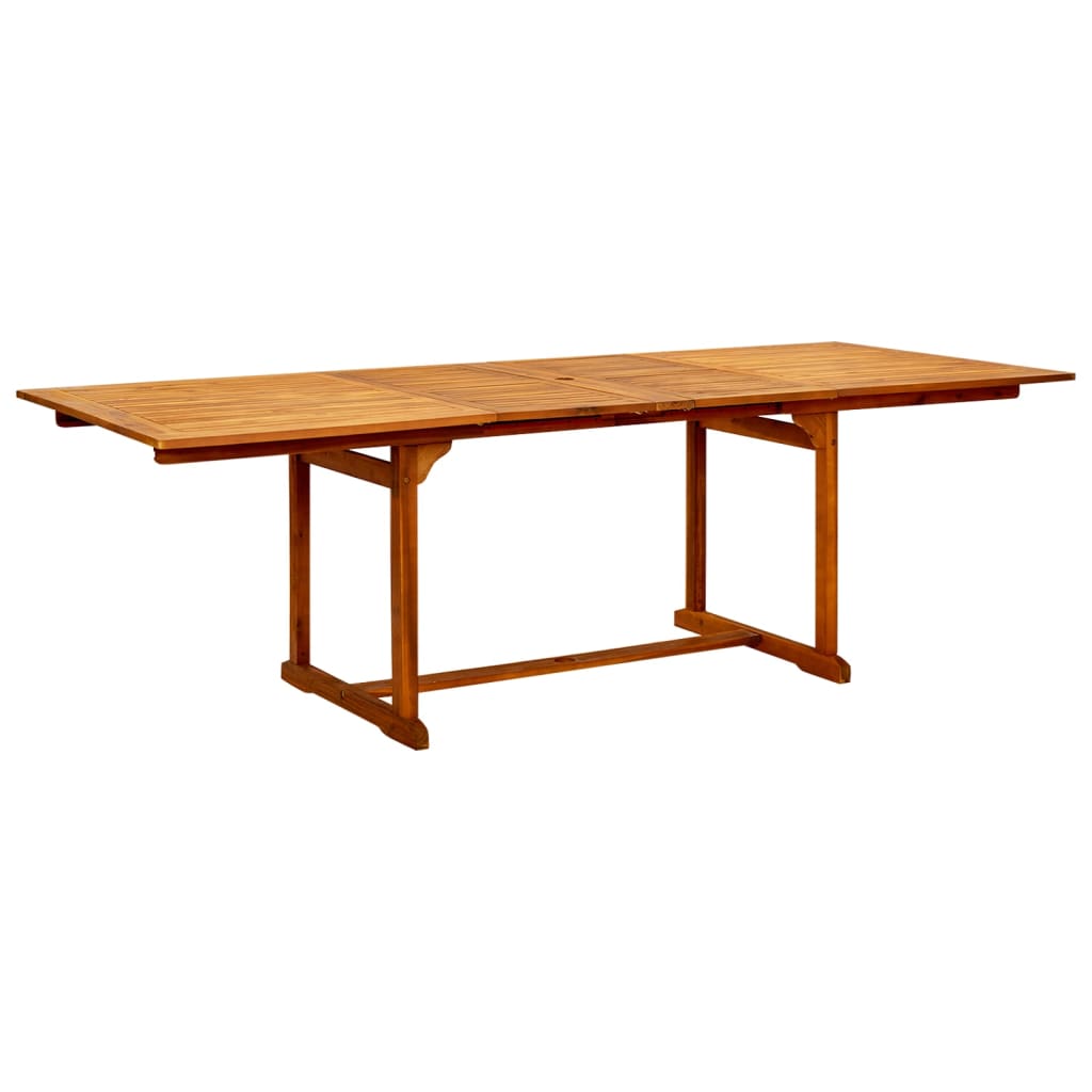 7-tlg. Garten-Essgruppe Massivholz Akazie 160-240 cm