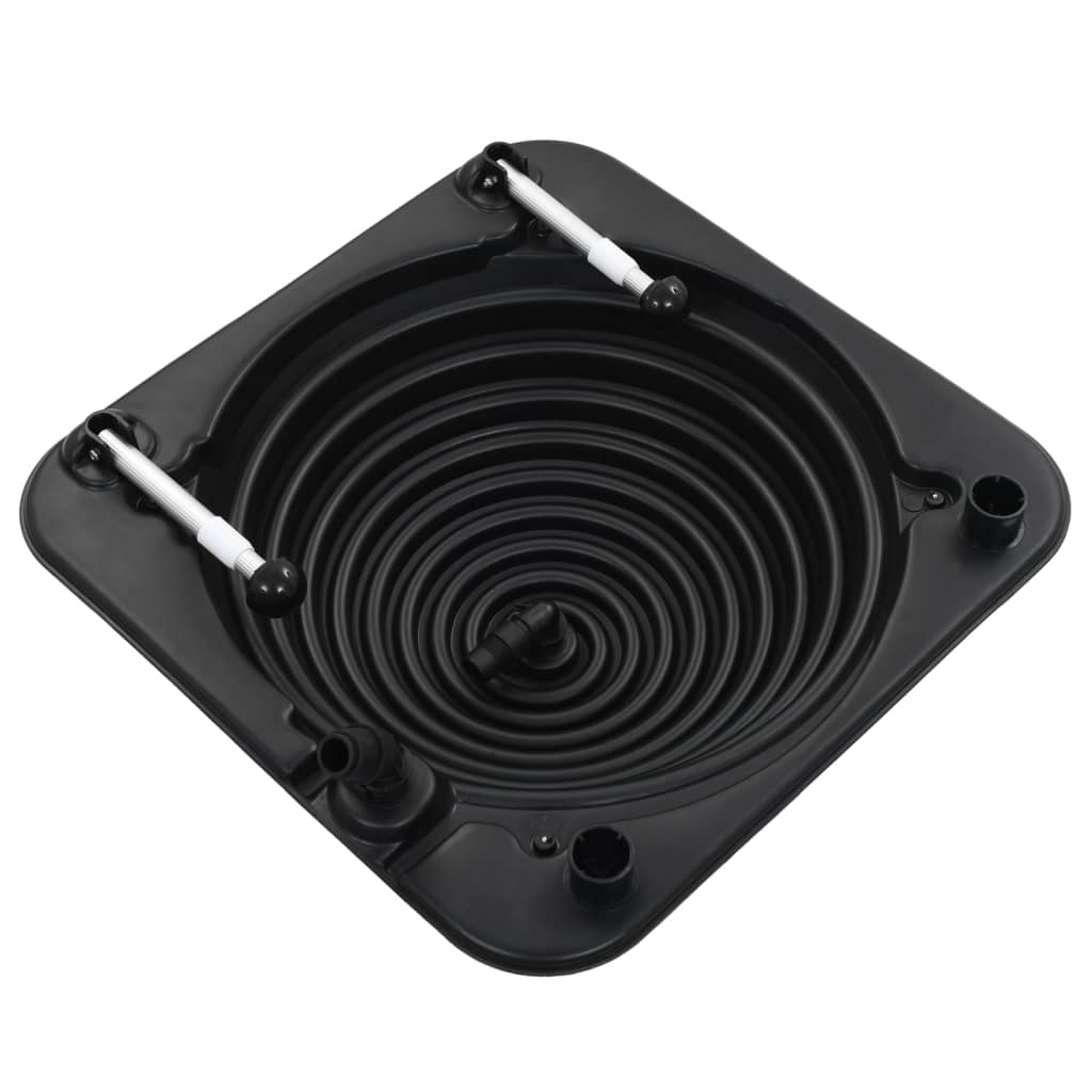 Solarkugel Poolheizung 2 Stk. 75x75x36 cm HDPE Aluminium