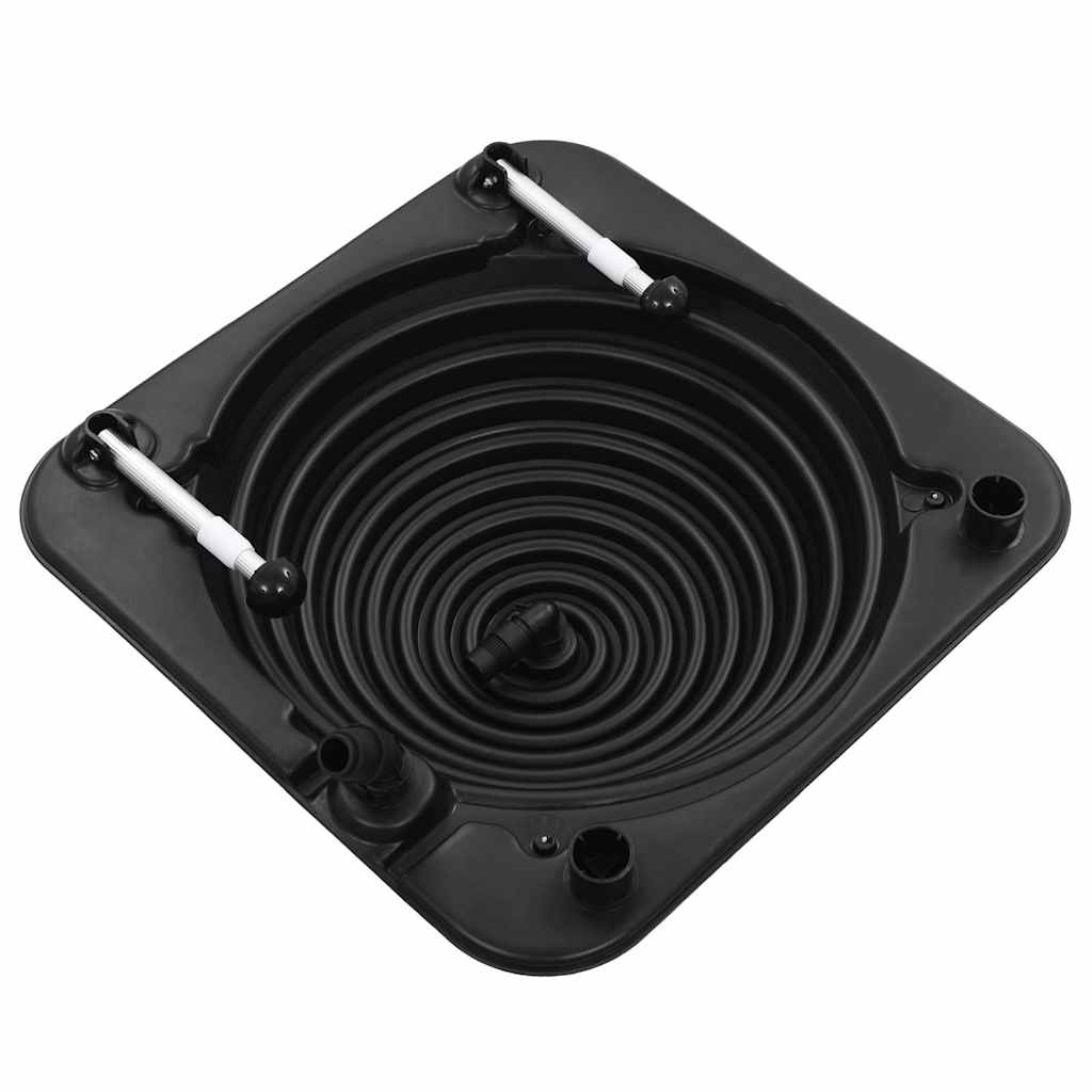 Solarkugel Poolheizung 2 Stk. 75x75x36 cm HDPE Aluminium