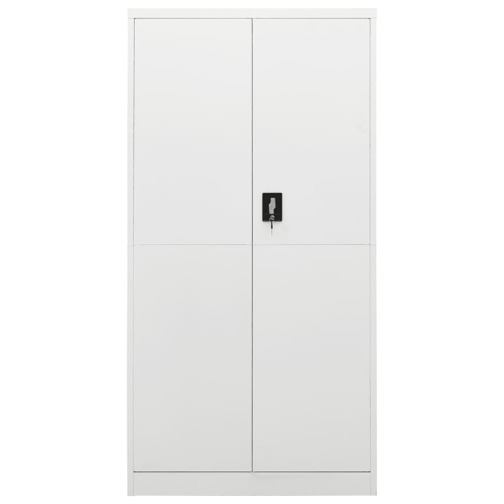 Armoire vestiaire blanche 90x40x180 cm en acier