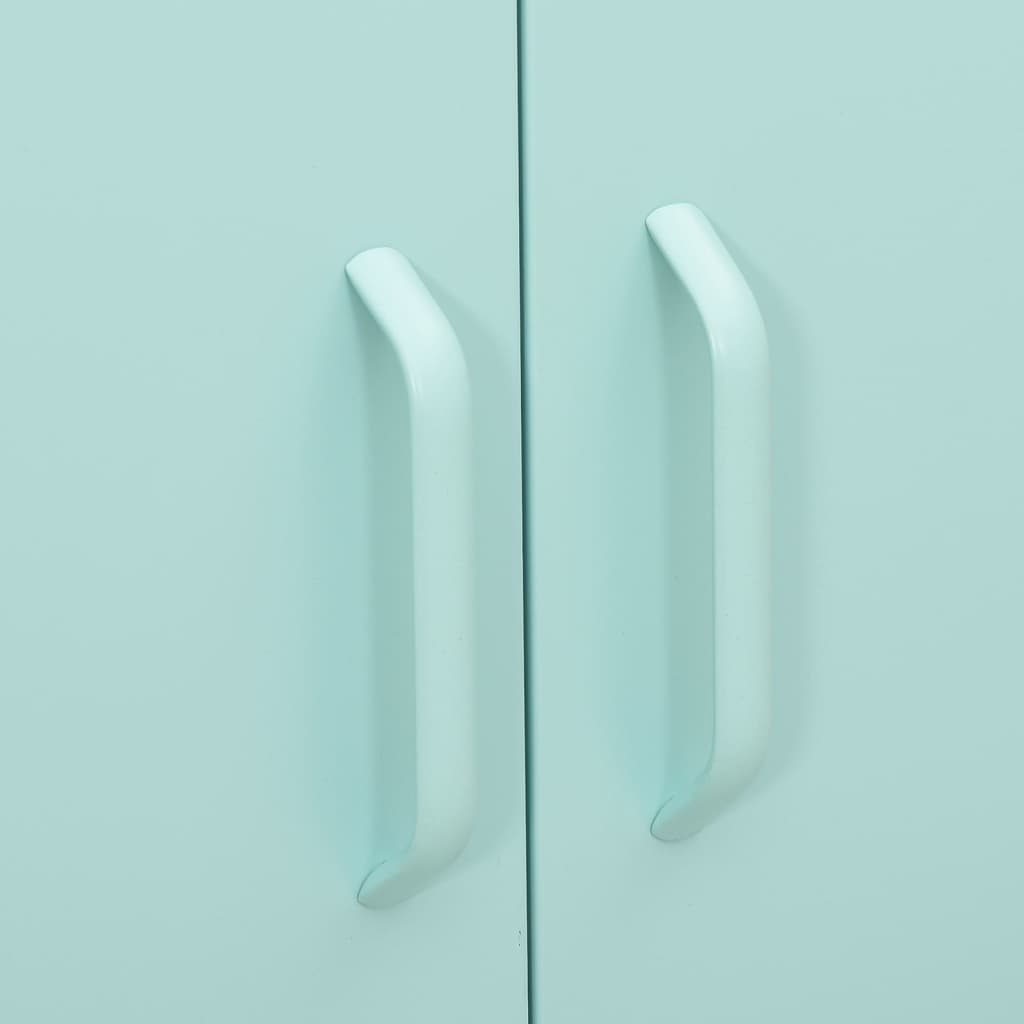 Armoire de rangement vert menthe 80x35x101,5 cm en acier