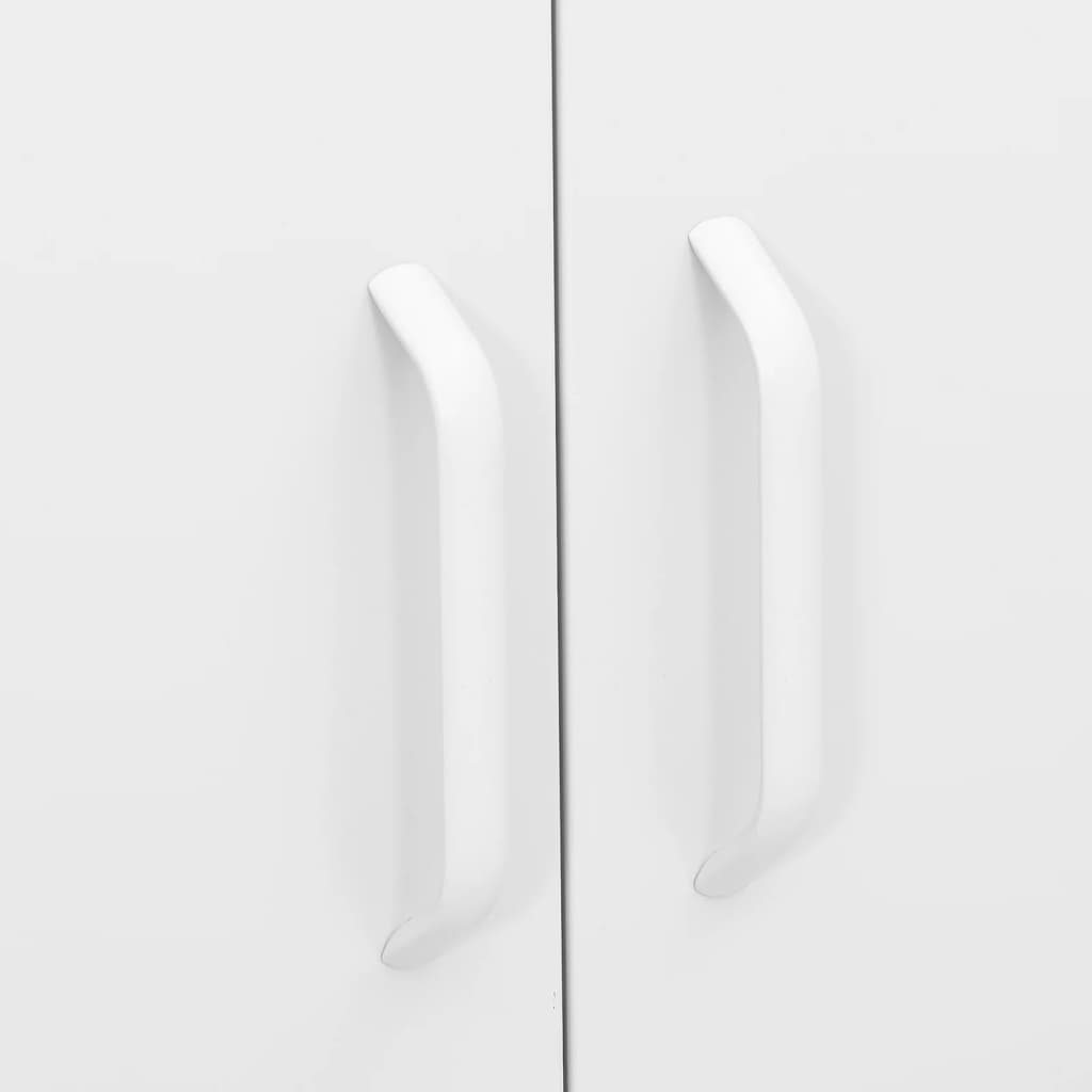 Storage cabinet white 80x35x101.5 cm steel