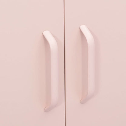 Beistellschrank Rosa 80x35x101,5 cm Stahl