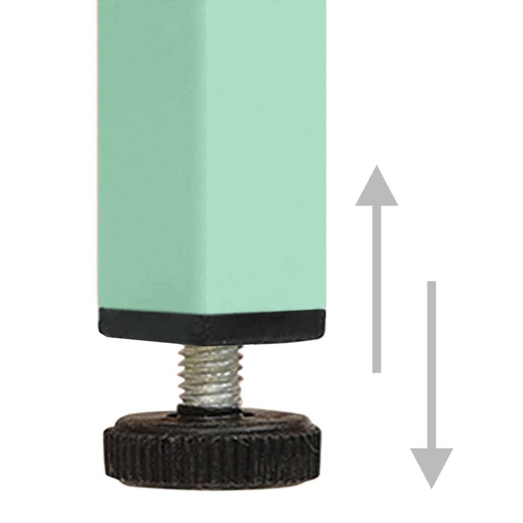 Armoire de rangement vert menthe 42,5x35x101,5 cm acier