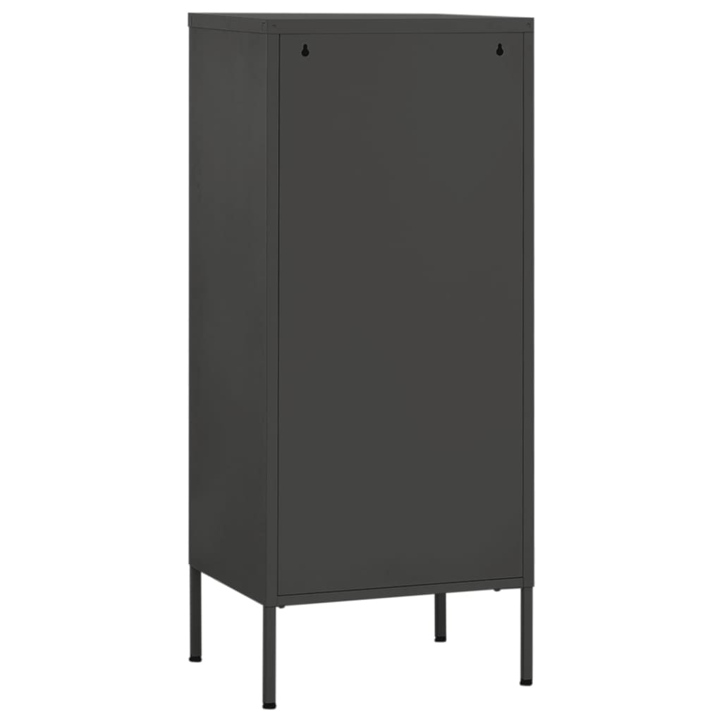Armoire de rangement anthracite 42,5x35x101,5 cm acier