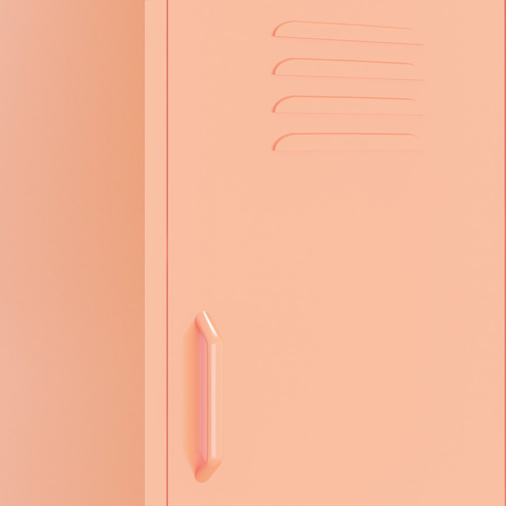 Lagerschrank Rosa 42,5x35x101,5 cm Stahl
