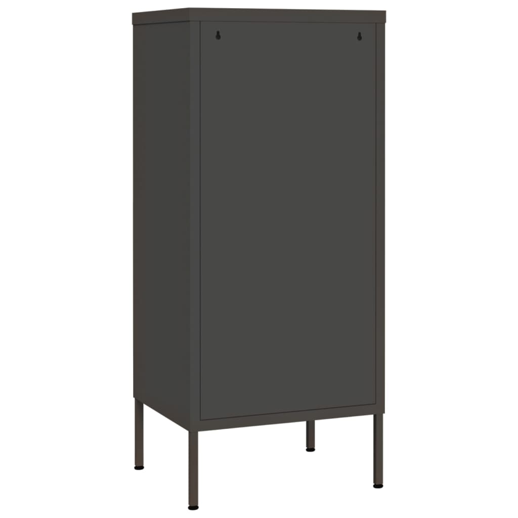 Armoire de rangement anthracite 42,5x35x101,5 cm acier