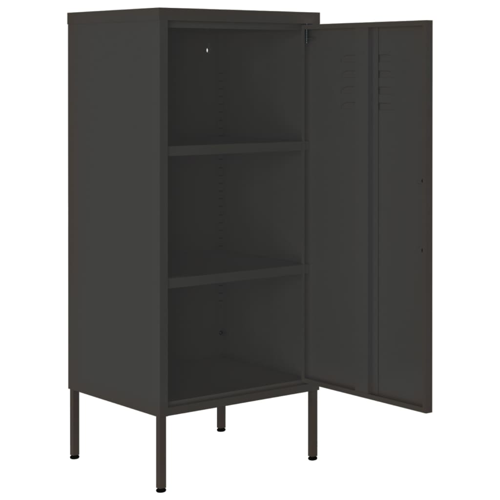 Armoire de rangement anthracite 42,5x35x101,5 cm acier