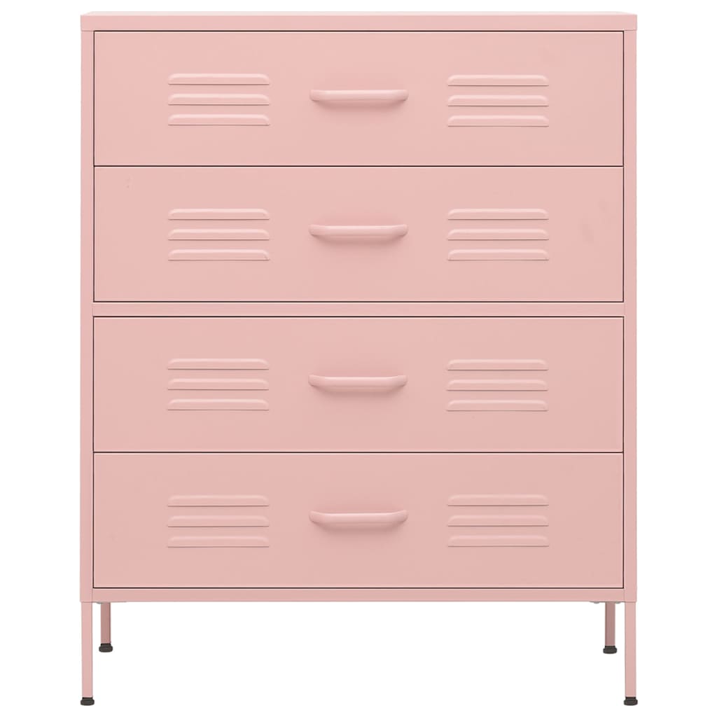 Kommode Rosa 80x35x101,5 cm Stahl