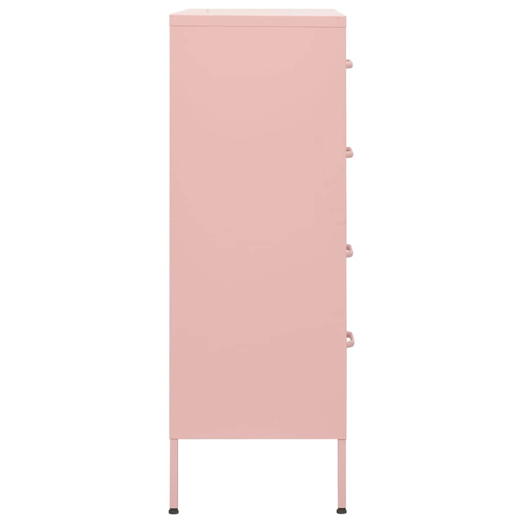 Kommode Rosa 80x35x101,5 cm Stahl