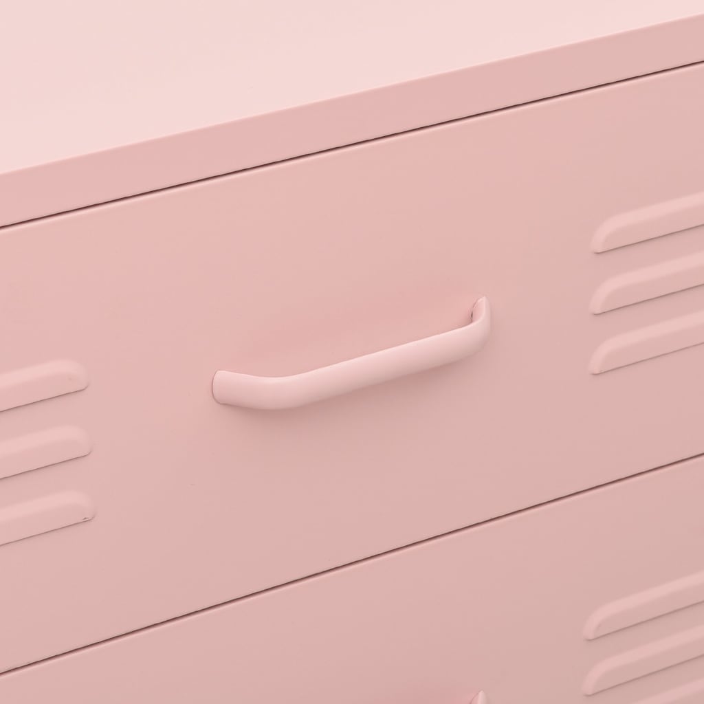 Kommode Rosa 80x35x101,5 cm Stahl