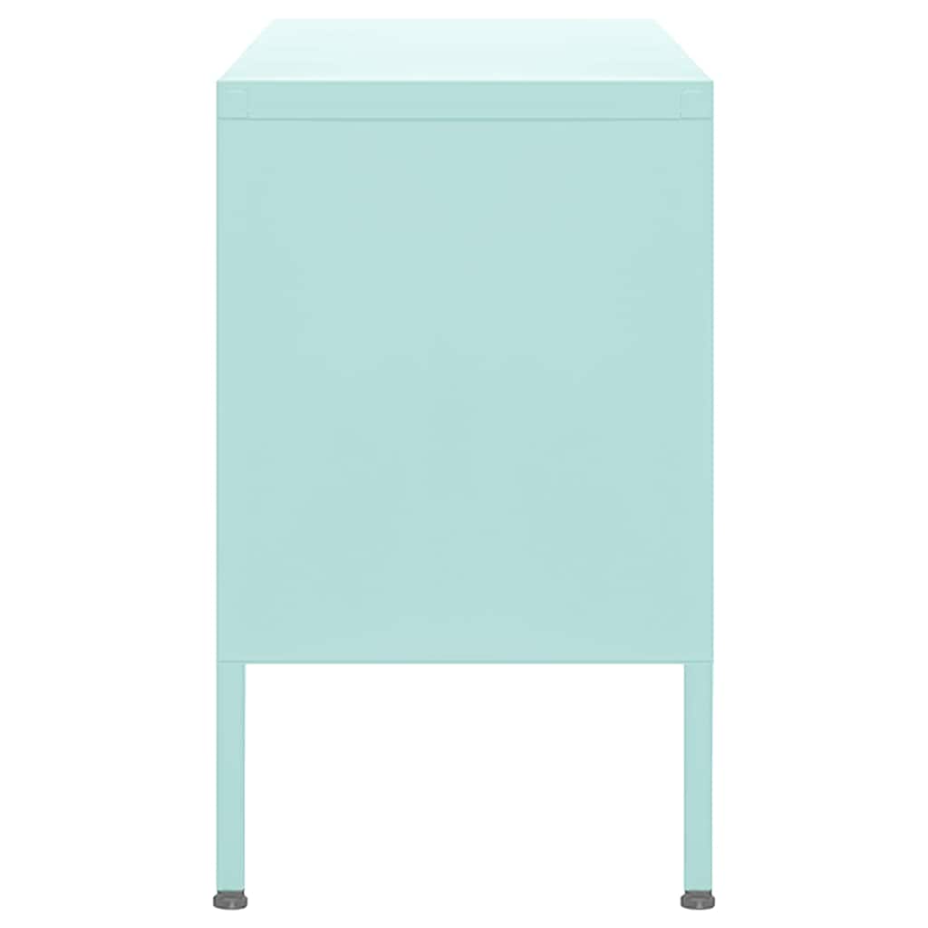 TV-Schrank Minzgrün 105x35x50 cm Stahl