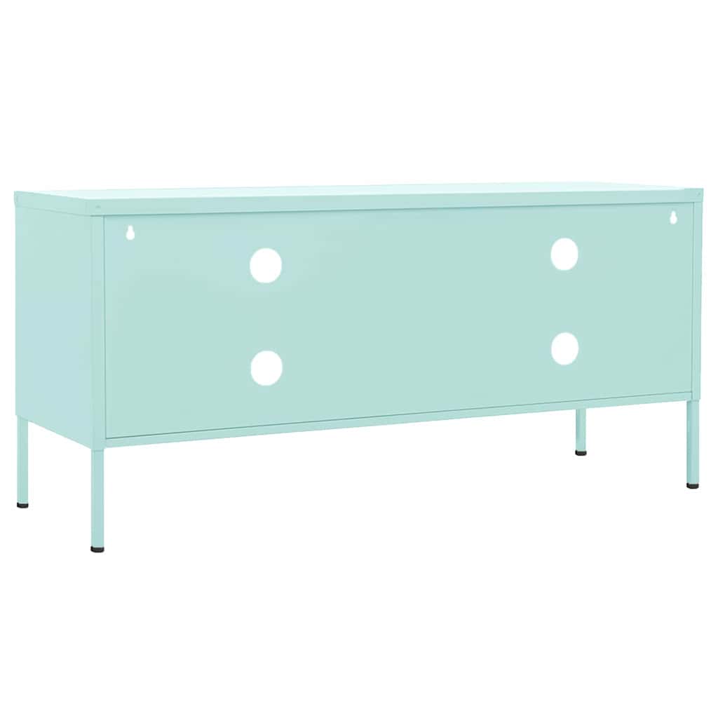TV-Schrank Minzgrün 105x35x50 cm Stahl