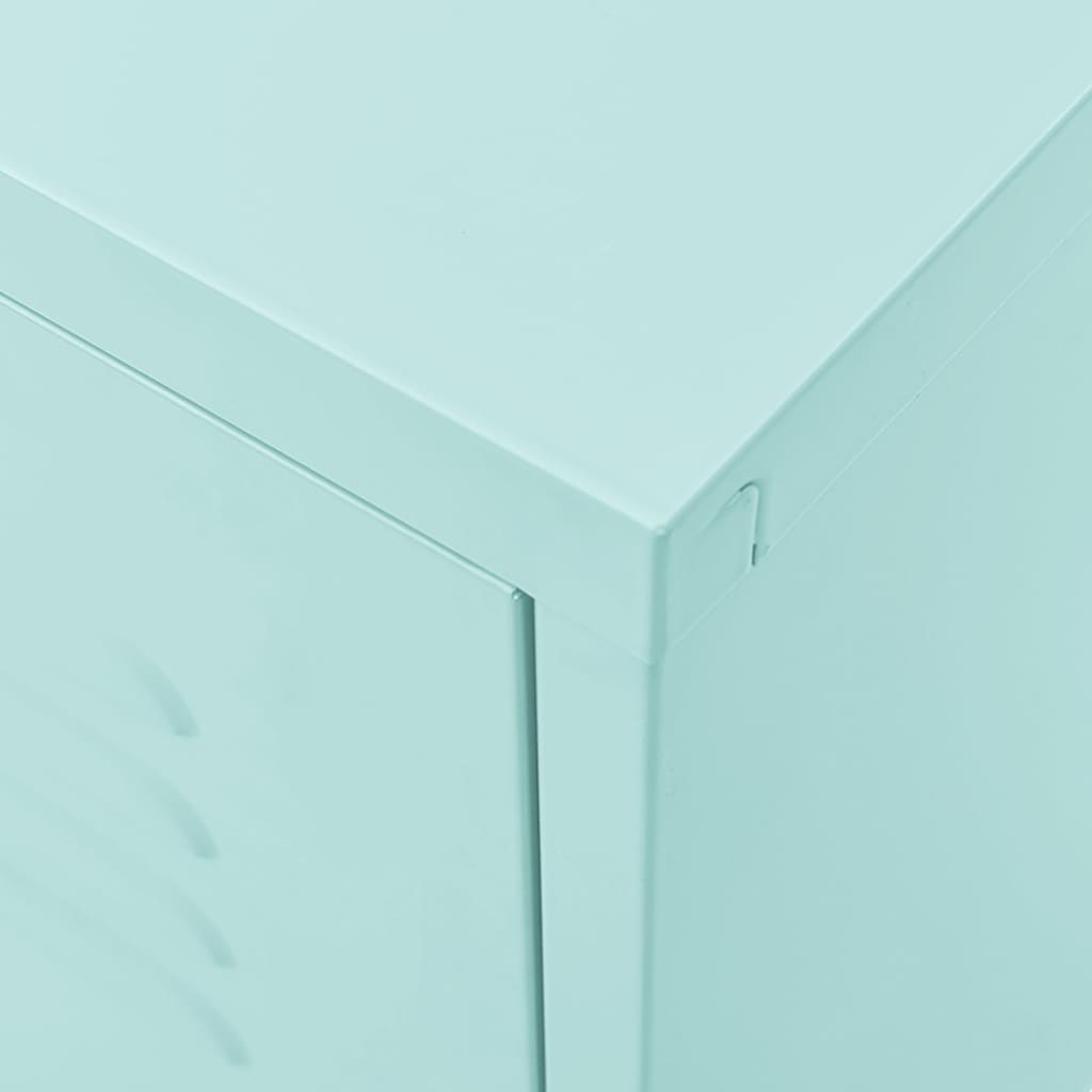 TV-Schrank Minzgrün 105x35x50 cm Stahl