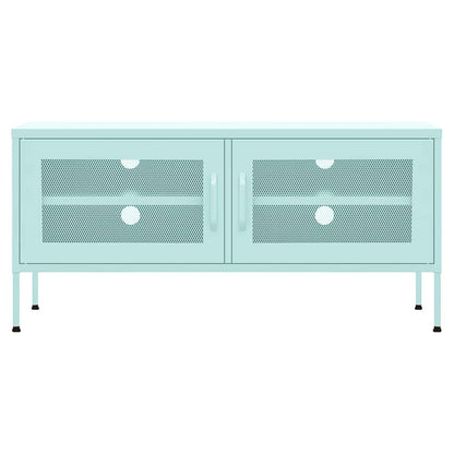 TV-Schrank Minzgrün 105x35x50 cm Stahl