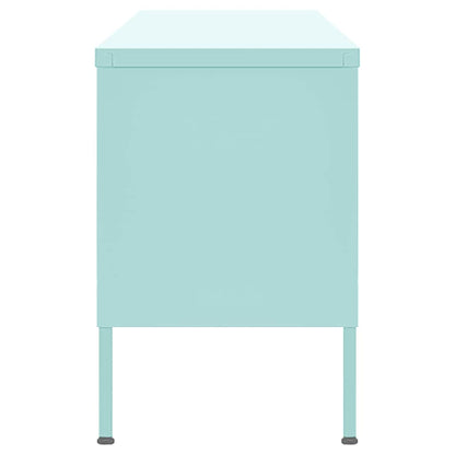 TV-Schrank Minzgrün 105x35x50 cm Stahl