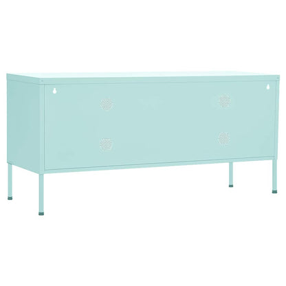 TV-Schrank Minzgrün 105x35x50 cm Stahl