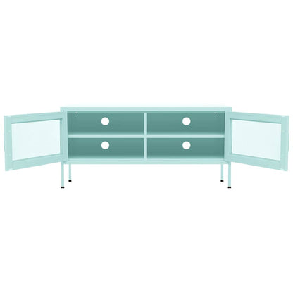 TV-Schrank Minzgrün 105x35x50 cm Stahl