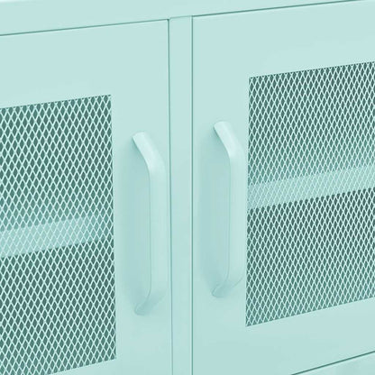 TV-Schrank Minzgrün 105x35x50 cm Stahl