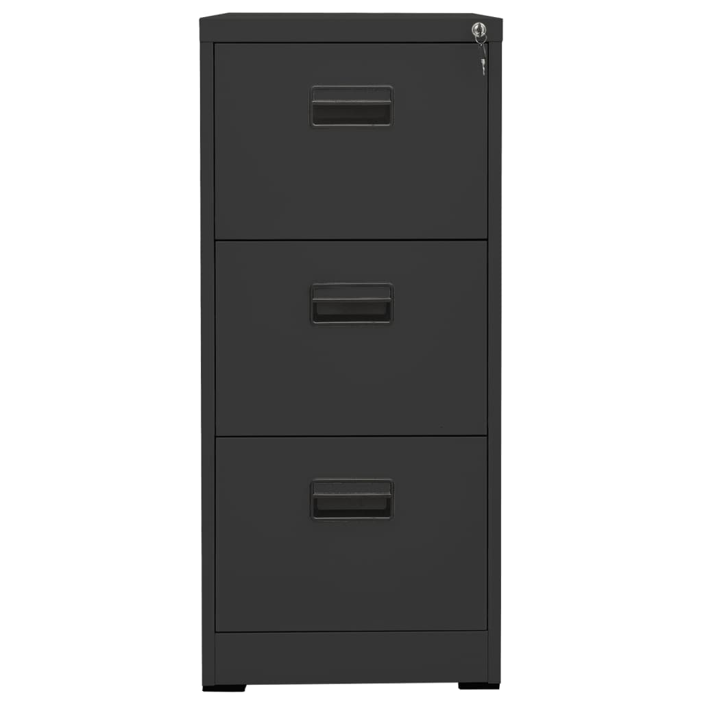 Aktenschrank Anthrazit 46x62x102,5 cm Stahl