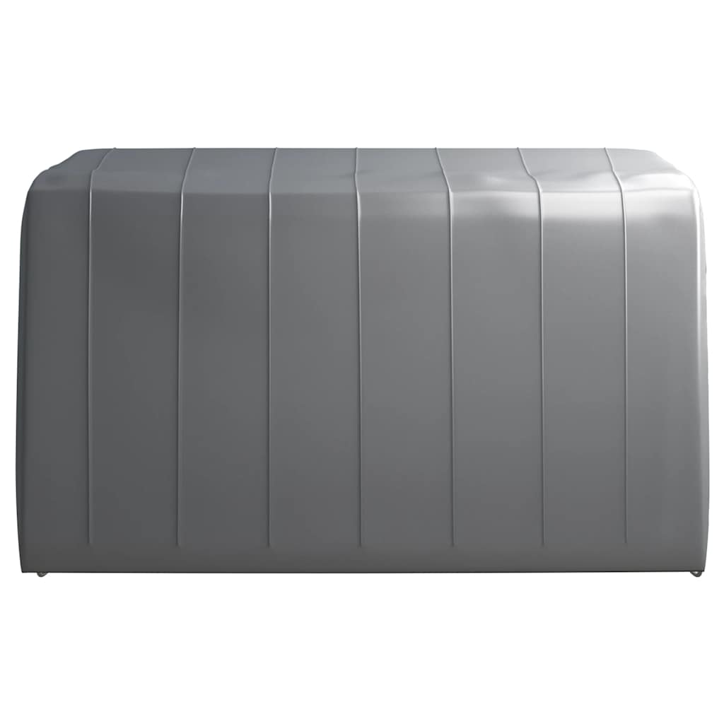 Tente de rangement 370x370 cm gris acier