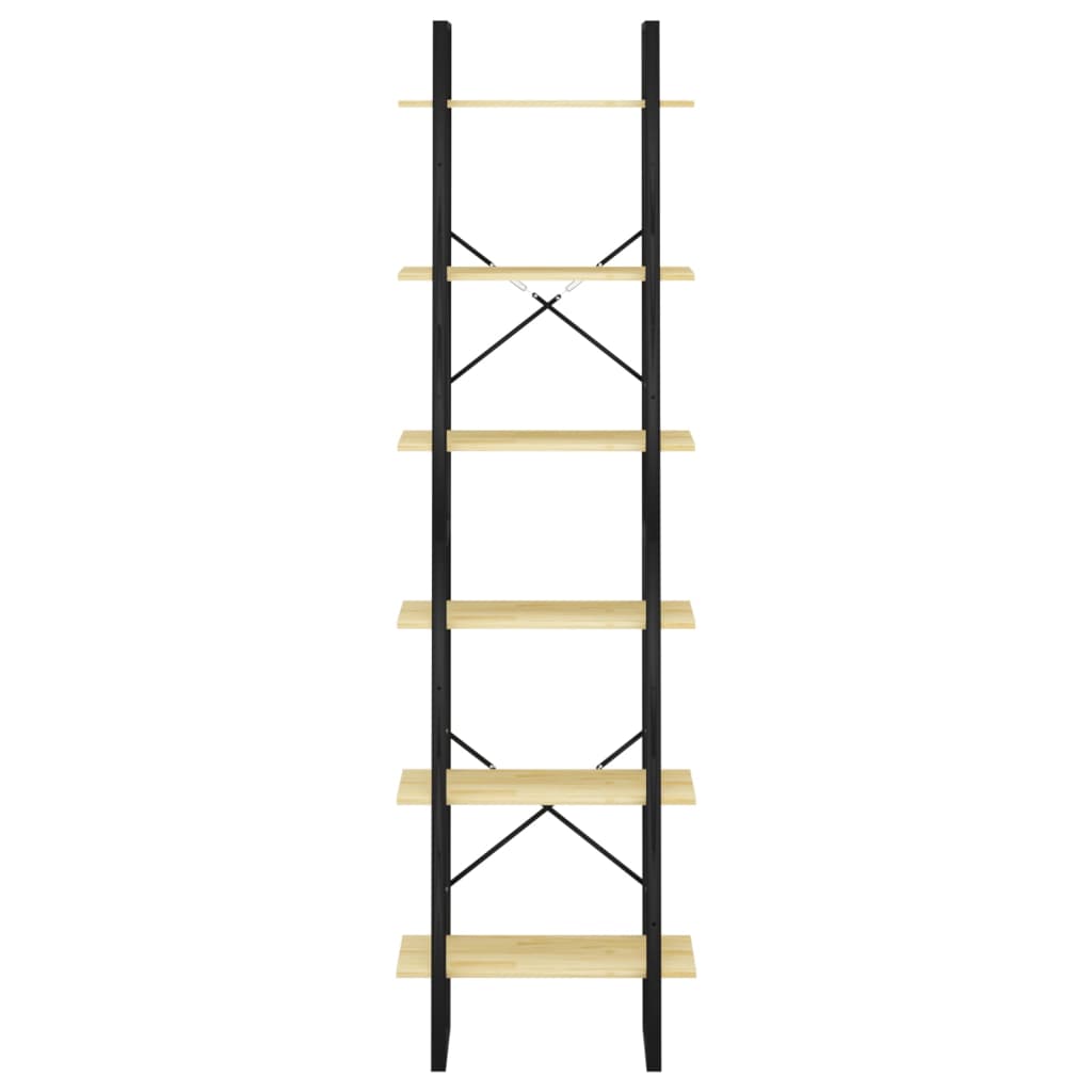 Etagère de rangement 60x30x210 cm en bois de pin massif