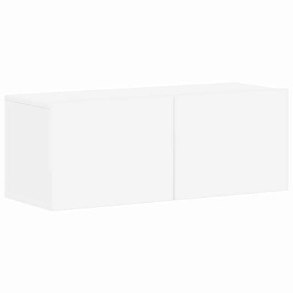 4-tlg. TV-Schrank-Set Weiß Holzwerkstoff