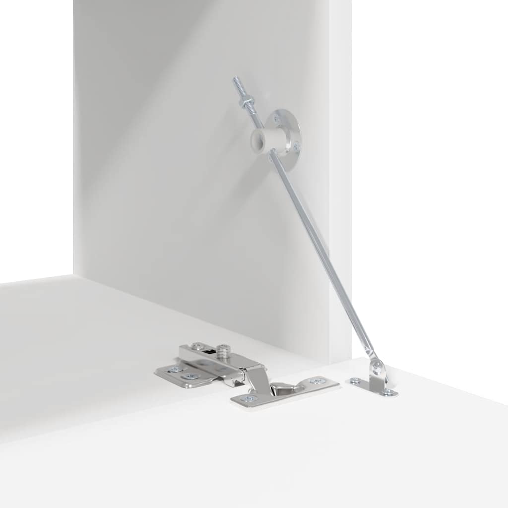 6-tlg. TV-Schrank-Set Weiß Holzwerkstoff