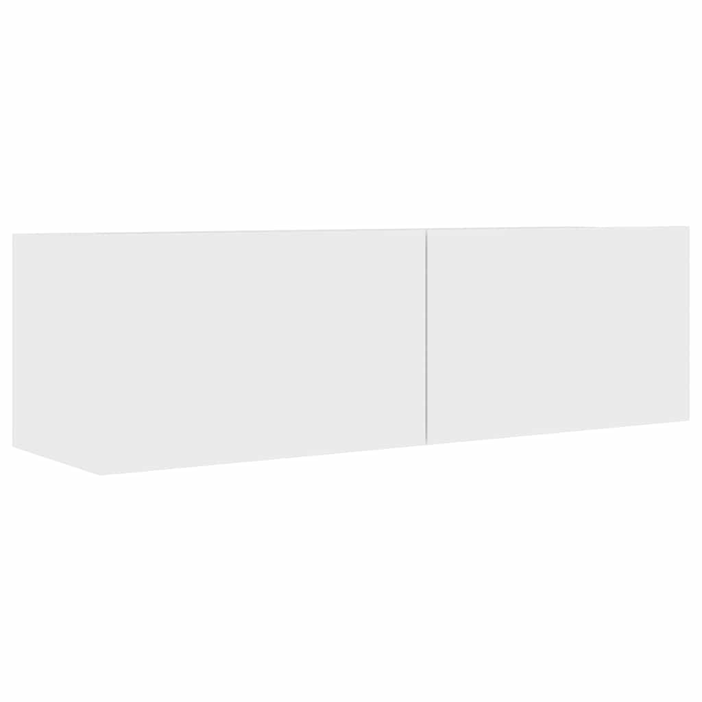 6-tlg. TV-Schrank-Set Weiß Holzwerkstoff