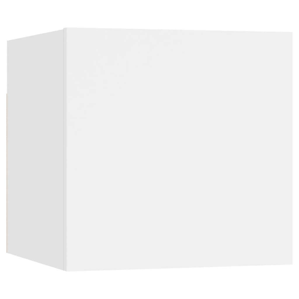 TV-Wandschränke 8 Stk. Weiß 30,5x30x30 cm